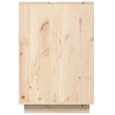 vidaXL Biurko, 140x50x75 cm, lite drewno sosnowe
