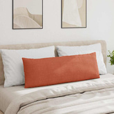 Poduszki na sofę 2 pcs Czerwono-pomarańczowy 120 x 40 cm