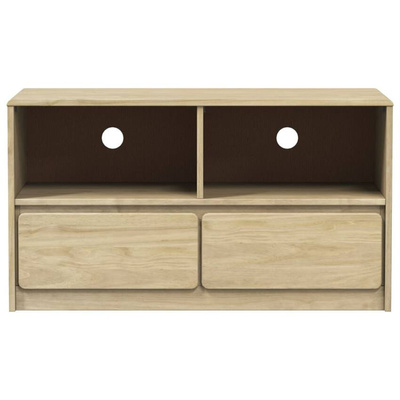 vidaXL Szafka pod TV SAUDA, kolor dębu, 99x43x55 cm, drewno sosnowe