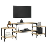 vidaXL Szafka pod TV, dąb sonoma, 157x35x52 cm