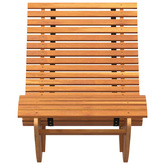 Leżak 2-osoba 2 pcs Brązowy 154 x 60 x 74 cm Lite Drewno Akacji