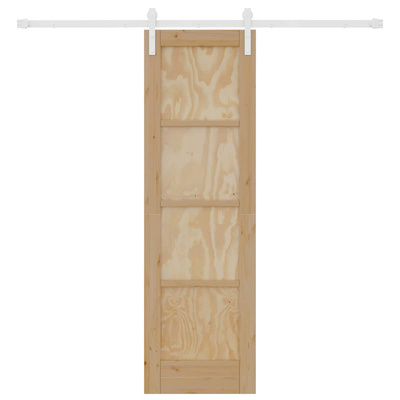 Drzwi przesuwne 61 x 198,5 cm Lite drewno sosnowe