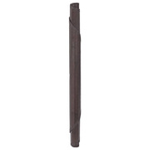 vidaXL Dywan okrągły, ciemnobrązowy, 80 cm, bambusowy