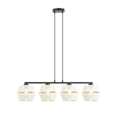 Lampa wisząca  MALIA 4 WHITE/GOLD