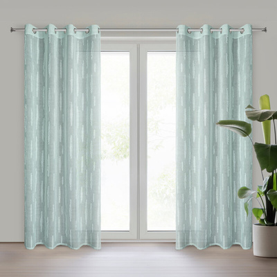 Zasłona Aleni miętowa 140x250