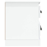 vidaXL Szafka pod TV, wysoki połysk, biała, 100x35,5x45 cm