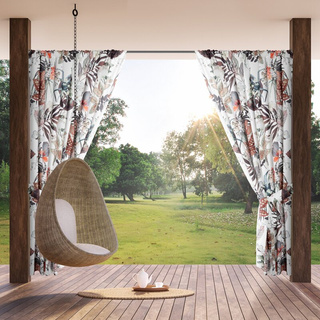 Zasłona Garden biała 155x200