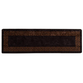 Chodnik dywanowy MARSA Czarny 80 x 250 cm Poliester i PVC