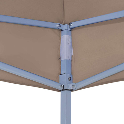 Dach do namiotu imprezowego, 6 x 3 m, taupe, 270 g/m?
