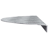 Stopień Półksiężyc 15 pcs Srebrny 60 x 18 x 2,5 cm Aluminium