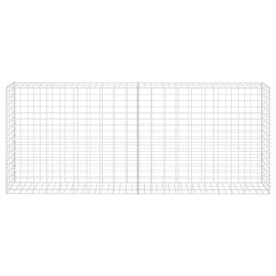 Kosz gabionowy, galwanizowana stal, 85 x 30 x 200 cm