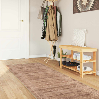 Chodnik dywanowy MARSA Biały 100 x 300 cm Poliester i PVC