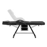 Fotel kosmetyczny Sillon z kuwetami czarny 147188