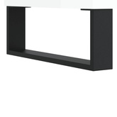 vidaXL Szafka pod TV, wysoki połysk, biała, 100x35x55 cm
