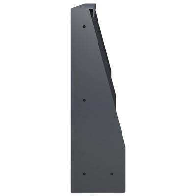 Mur oporowy 4 szt. 60 x 12 x 30 cm Stal antracytowy