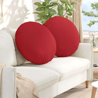 Poduszki na siedziska 2 pcs Czerwony ?60 x 21 cm tkanina