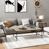 vidaXL Stolik kawowy, dąb sonoma 80x50x35 cm, materiał drewnopochodny