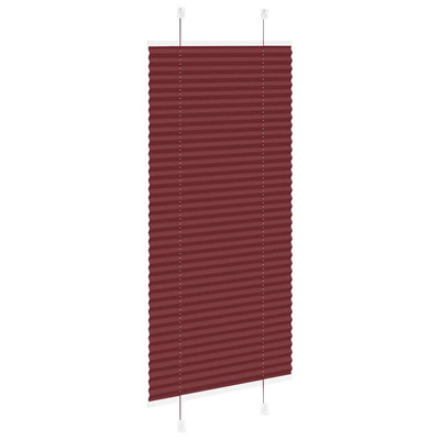 Roleta plisowana Bordowy Czerwony 60x100 cm Szerokość tkaniny