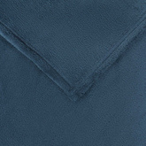 Koc Granatowy 150 x 200 cm Polar