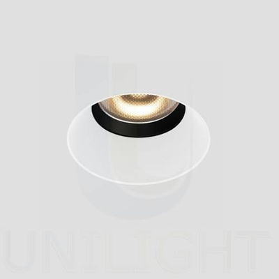 Trimless bezramkowy downlight Podtynkowy Bialy