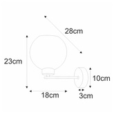 K-4858 z serii LAMBERT Kinkiet