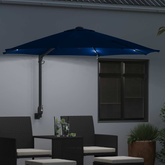 Parasolka ogrodowa 248 x 248 x 148 cm Poliester i Stal