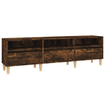 vidaXL Szafka pod TV, przydymiony dąb, 150x30x44,5 cm