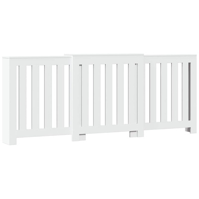 Osłona na grzejnik, biała, 205x21,5x83,5 cm