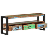 vidaXL Szafka pod TV, 120x30x45 cm, lite drewno z odzysku