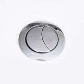 Ceramiczna toaleta ze spłuczką, okrągła, odpływ pionowy, biała