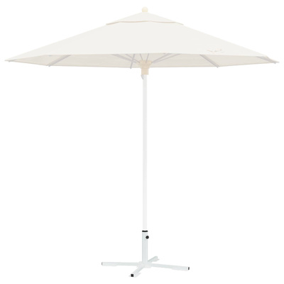 Stojak na parasol Biały Stal