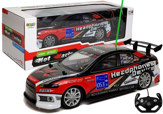 Sportowe Autko Zdalnie Sterowane R/C 27Mhz Czerwone