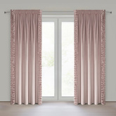 Zasłona Roses pudrowa 140x270
