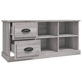 vidaXL Szafka pod TV, szary dąb sonoma, 102x35,5x47,5 cm