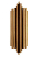 Kinkiet HARMONIC złoty  - stal szczotkowana