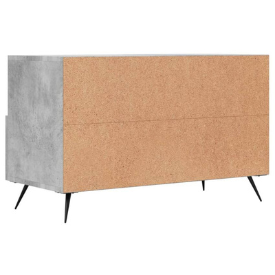 vidaXL Szafka pod TV, szarość betonu, 80x36x50 cm model standard