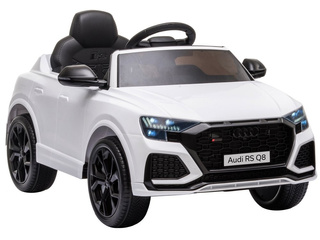 Samochód na akumulator Audi RS Q8 Światła LED MP3 Pilot Biały