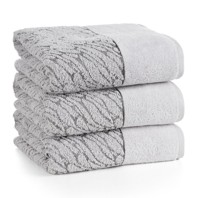 Ręcznik Nola srebrny 70x140