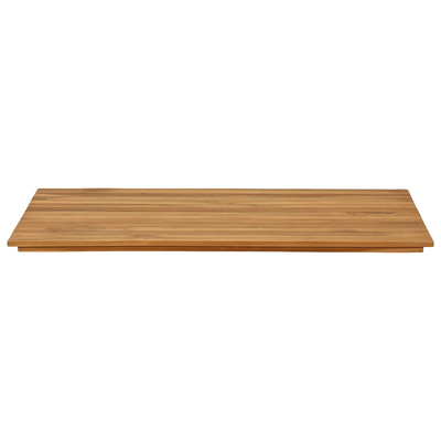 Blat stołu 100 x 50 x 3,5 cm Prostokątny Lite drewno teakowe