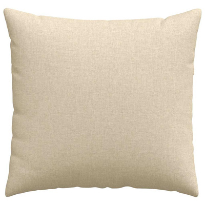 Poduszki na sofę 2 pcs Kremowy 45 x 45 cm tkanina