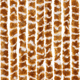 Zasłona przeciwko owadom, ochra i biel, 56x185 cm, szenil