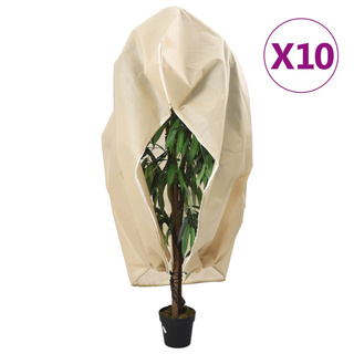 Kaptury ochronne z suwakiem, 10 szt., 70 g/m?, 1,2x1,8 m
