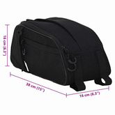 Torba rowerowa Czarny 38 x 16 x 16 cm Poliester