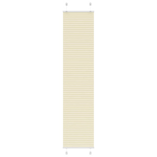 Roleta plisowana kremowa 50x200 cm Szerokość tkaniny 49,4cm