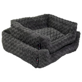Jack and Vanilla Legowisko sofa Softy S, 60x52x18 cm, szare rozety