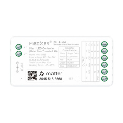 MiBoxer SMZ5 Sterownik LED 5w1 Matter over Thread