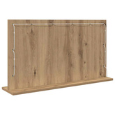 Lustro toaletowe Dąb rzemieślniczy 80 x 45 x 18 cm Prostokątny