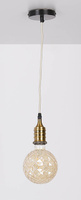 Zawiesie metalowe czarne/patyna lampa E27 31-04895