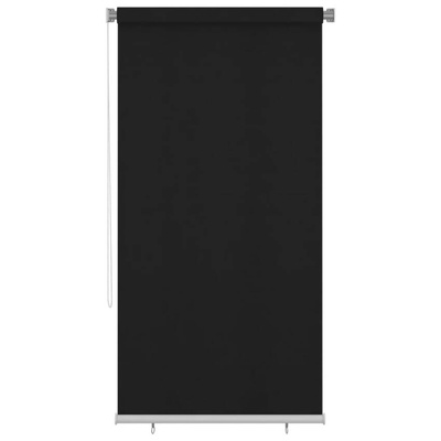 vidaXL Roleta zewnętrzna, 120x230 cm, czarna