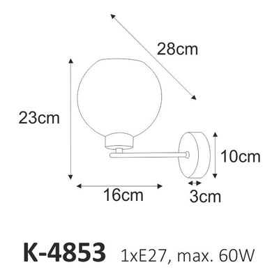 Kinkiet K-4853 z serii ALDAR